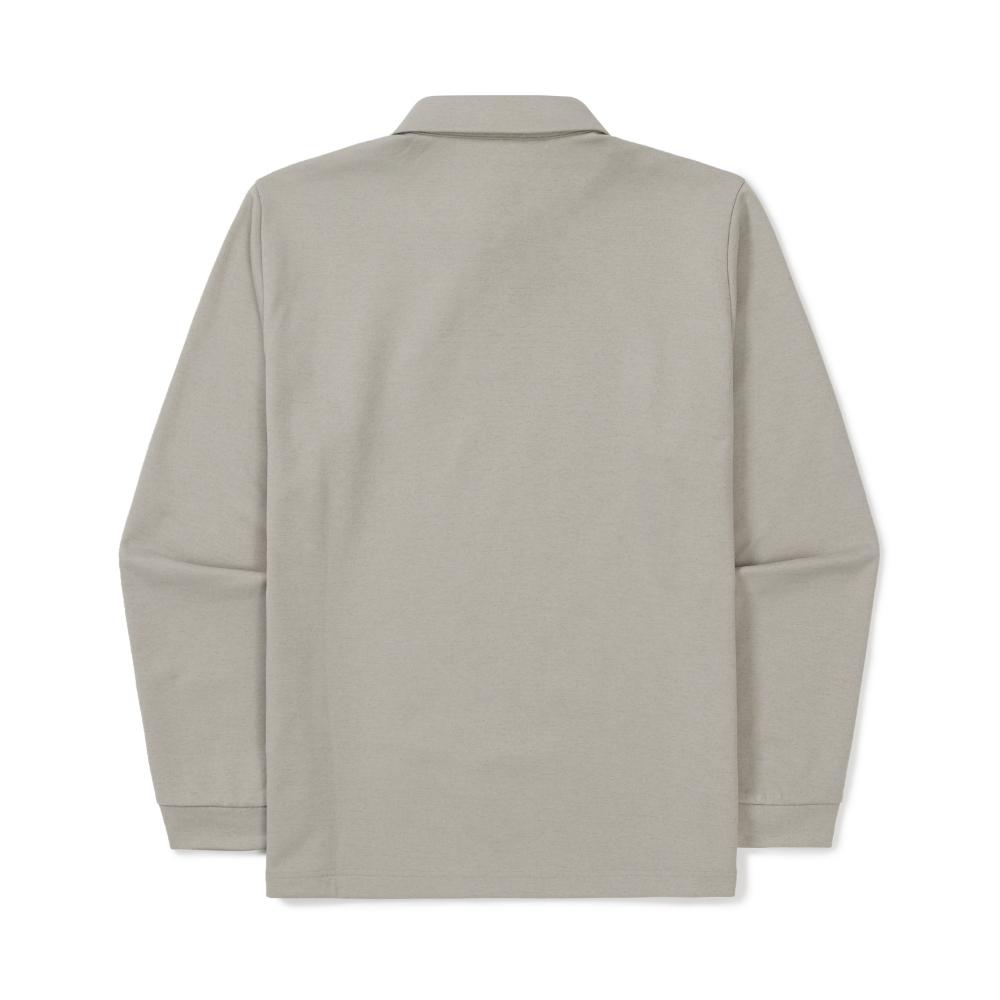[Snowpeak] Polo Long Sleeve T-shirt Warm Gray (S25FMFPS10)