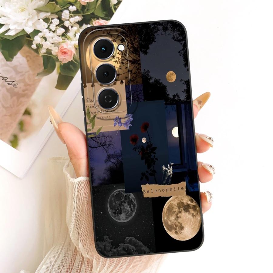 Чехол для Tecno Spark 40 Pro Plus Модный Цветок Мягкий Силикон Защитная Крышка для Линзы Для Tecno Spark 40Pro 40C Spark 40Pro+ Чехол