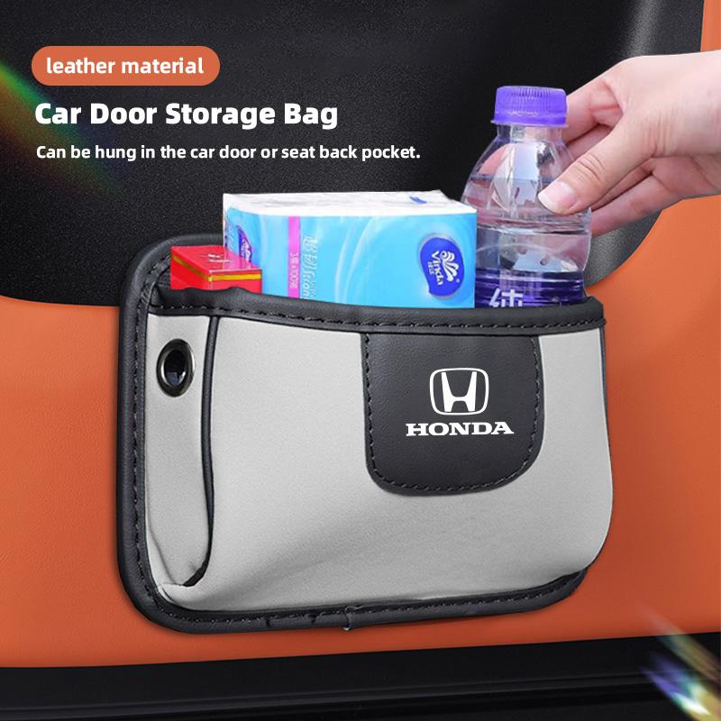 Car Door Storage Bag Interior Organizer Tidying Box Tools For Honda Civic Fit Jazz Accord Pilot CRV Odyssey Passport City HRV ajj256