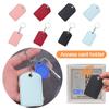 Useful Protective Card Sleeve With Keychain Key Pouch IDIC Card Cover Key Ring  For Airtag