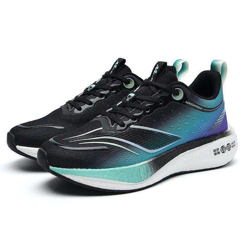 New 2024 Carbon Plate Air Cushion Sneaker Breathable Lightweight Women's Comfortable Nonskid Marathon Men Sports Running Shoes