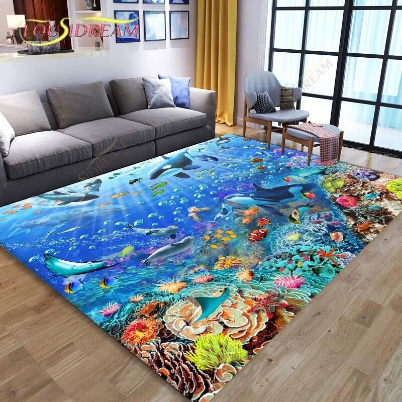 Animal World Carpets for Living Room Bedroom Large Carpet Kids Play Area Rugs Child Room Game Floor Mats