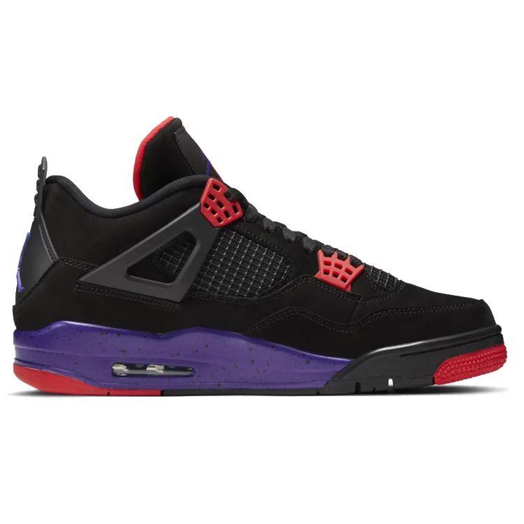 Jordan Air 4 Retro Raptors NRG Mid-Top Vintage Basketball Shoes Men Sneaker Black AQ3816-056(2019)