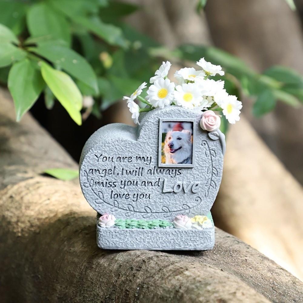 Weatherproof Pet Memorial Stone Waterproof Cat Sacrificial Tombstone Funeral Ceremony