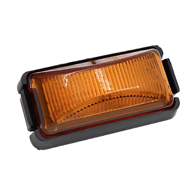 6Pcs 6-LED Amber Side Marker Light Clearance Lamp 10V-30V for Car SUV Van Lorry RV Bus Trailer Truck Boat