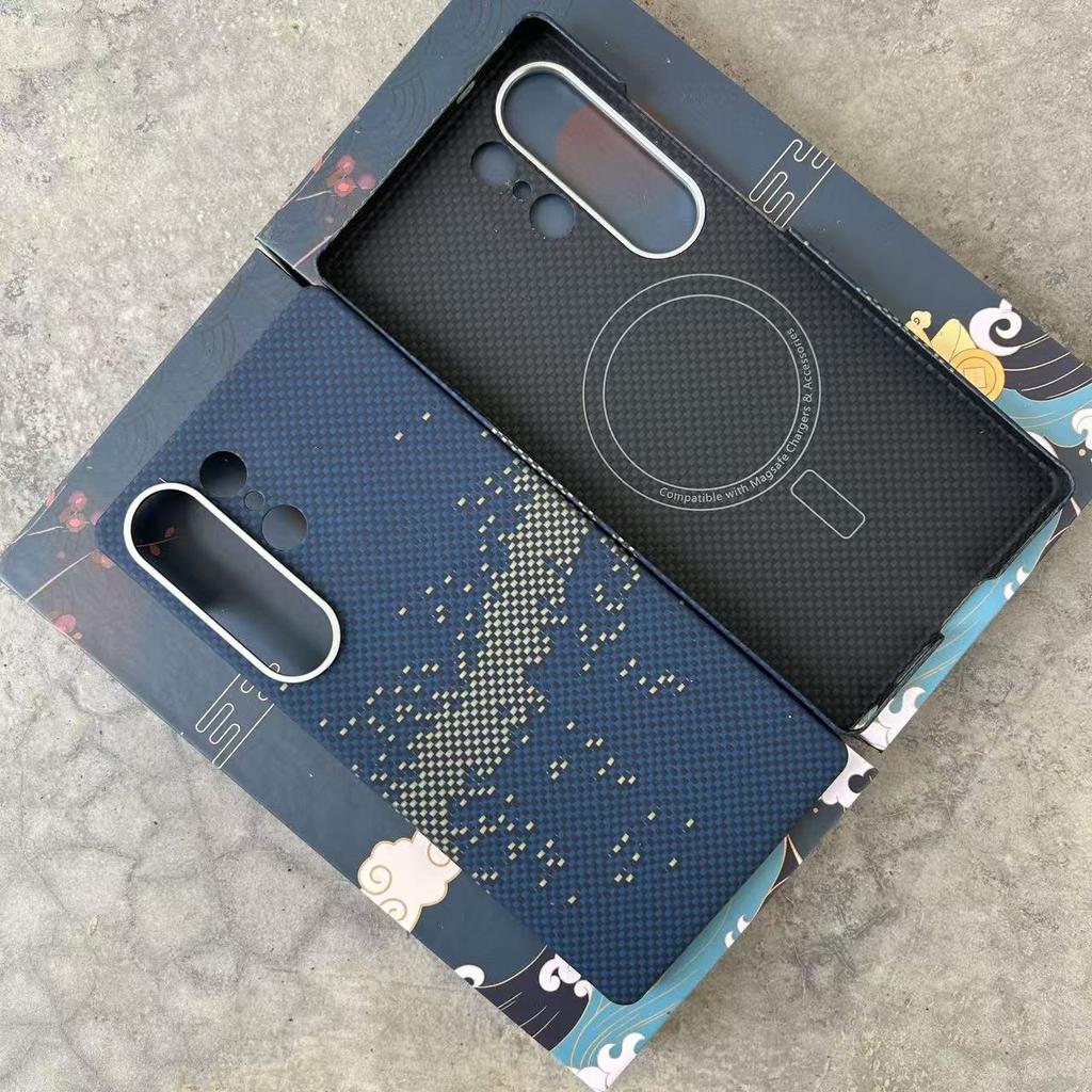 Углеродное волокно Арамид Для чехла MagSafe Для Samsung Galaxy S25ultra Магнитный корпус Для Galaxy S25/S25plus S24ultra Чехол