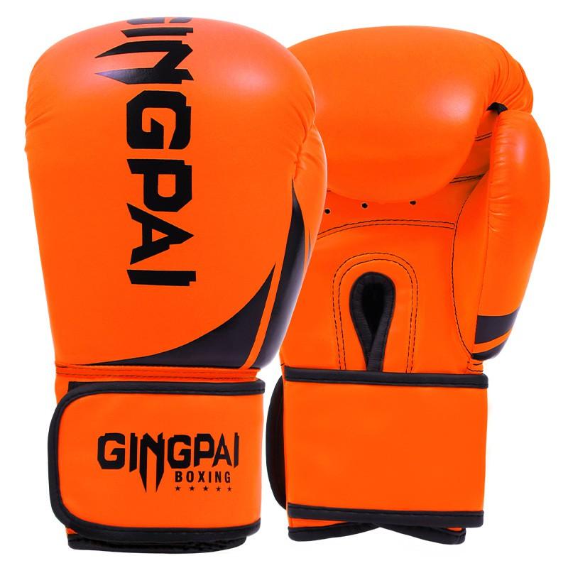 Kids Boxing Gloves Training Punching Bag Muay Thai Martial Arts Combat Sports PU Leather 6oz 8oz 10oz 12oz Black Red Blue