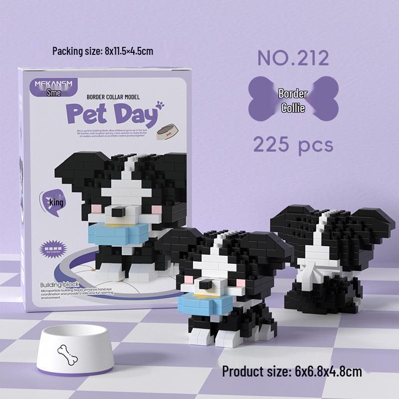 Микро Мини Строительные Блоки: Шиба-ину, Тедди, Корги, Кот, Корова Набор плюшевых игрушек в подарок