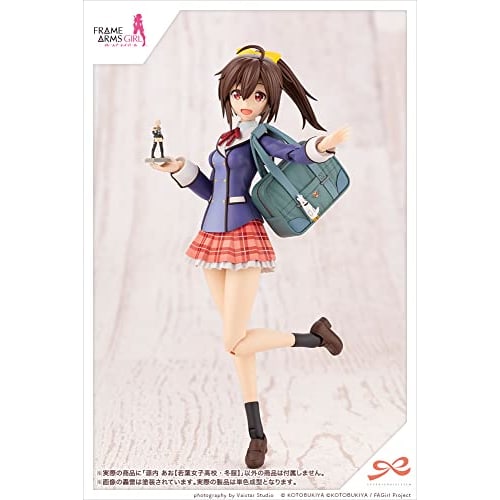 Kotobukiya (KOTOBUKIYA) Gennai Ao (Wakaba Girls' High School, Winter Uniform) from "Sousai Shojo Teien" 1/10 Scale Plastic Model JK004, Approximately