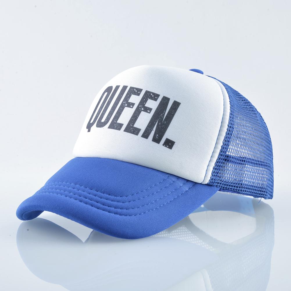Children Baseball Cap Kids Summer Breathable Mesh Caps King And Queen Snapback Caps For Boys Girls