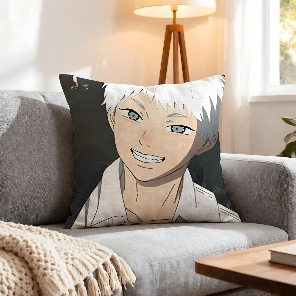 Manga The Summer Hikaru Died Cushion Cover 1Pcs Decorative Covers Soft Cushion Case For Sofa Couch Decor 40X40 45X45 Pillowcases