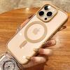 Роскошные матовые прозрачные чехлы для телефона Magsafe для iPhone 16 14 13 12 11 15 Pro Max 16 Plus Магнитная беспроводная зарядка Чехол