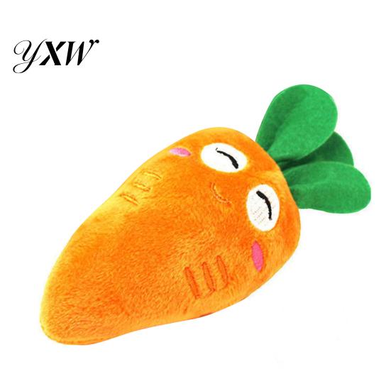 Home Squeaker Doll Pet Bright-colored Elastic Plush Toy for Chew