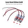 650Nm 5Mw Red Point/Line/Cross Laser Module Laser Head Laser Tube 3V-5V Dotted Laser Head Used For Red Light Laser Pointers