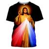 Anime Dieu 3D Impression T-shirt Jésus Décontracté Streetwear Hommes Harajuku Mode Camisetas Hombre Haut À Col Rond T-shirts… Voir plus