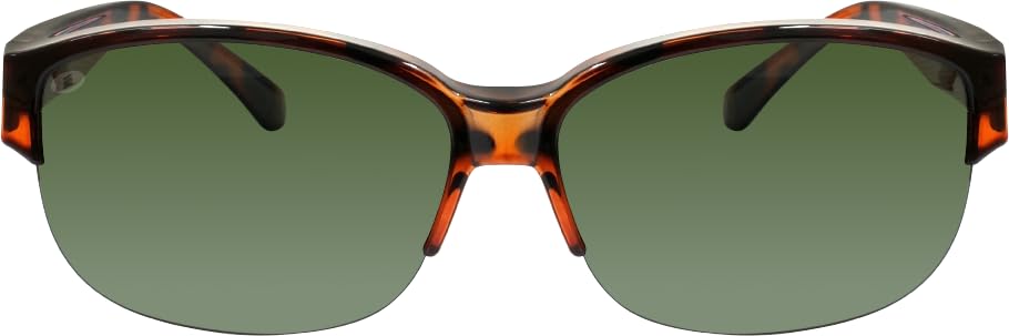 Солнцезащитные очки iZONE с поляризацией поверх очков IDRIVE для вождения, гольфа, рыбалки [iZONE] P4771-DRGN22 (Деми Коричнево-зеленый)