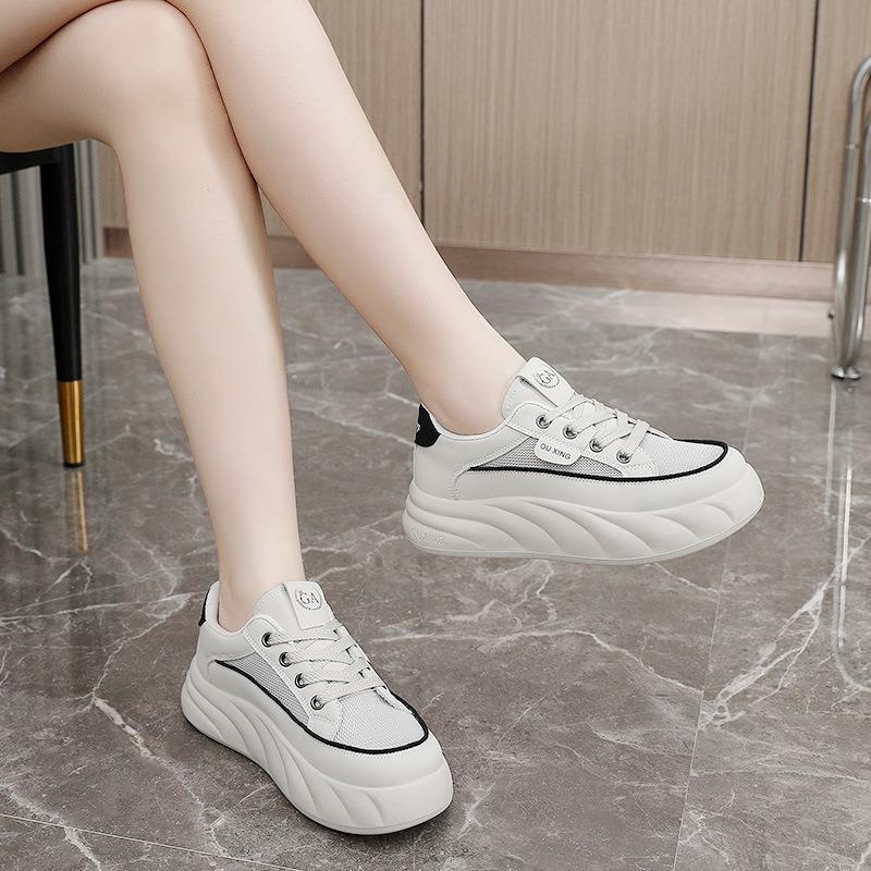Весна-Осень, массивные женские повседневные туфли, высококачественные низкие кроссовки с мягкой подошвой, дизайнерский бренд, модные женские однотонные туфли для скейтбординга