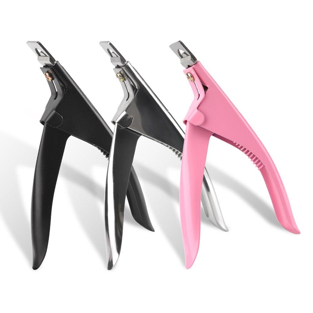 kads U-образная машинка для стрижки ногтей, маникюр, акриловый гель, французские накладные кончики, резак для кромок, резак для ногтей из нержавеющей стали, аксессуары для маникюра