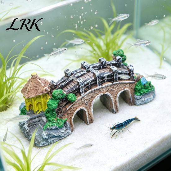 Декор для аквариума и террариума, Мост из смолы, Миниатюрная арка, Мини-модель для террариума, Аксессуары для сказочного сада