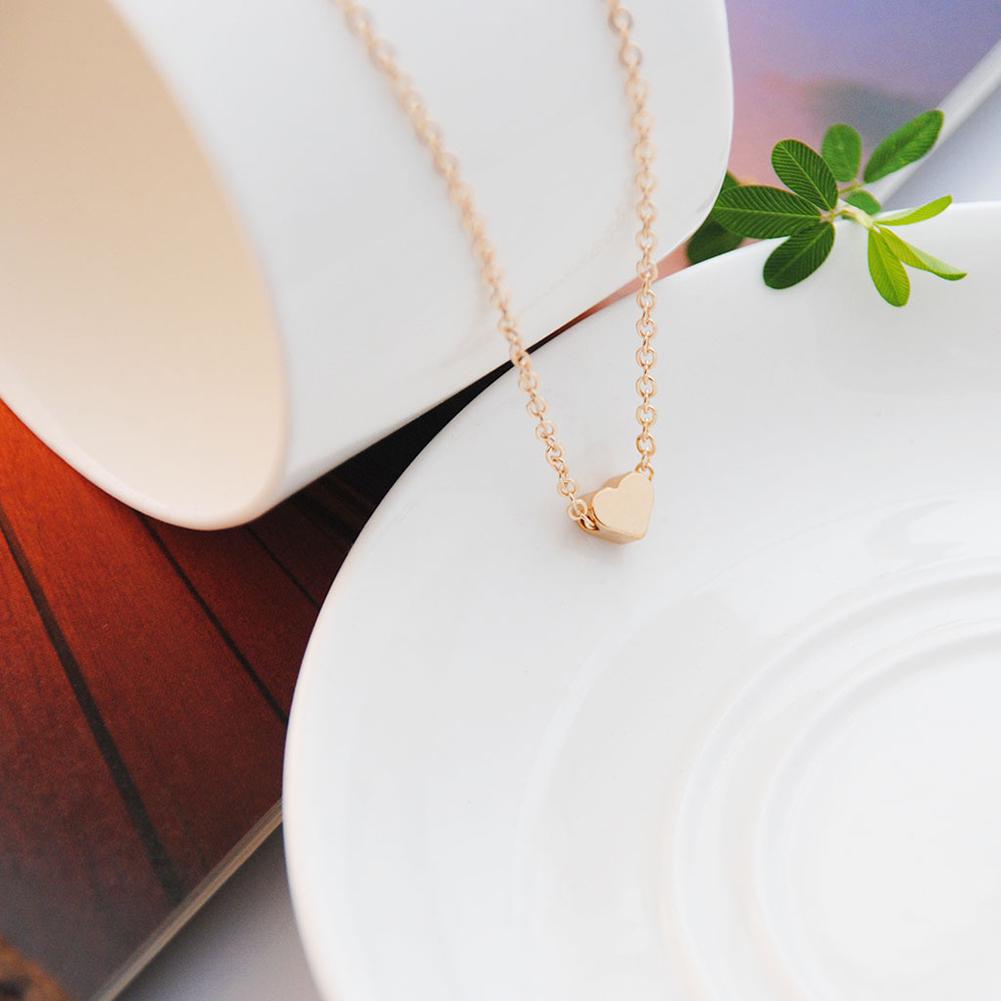 Yousheng Fine Women Love Heart Drop кулон колье-цепочка на ключицу ожерелье ювелирные изделия Шарм