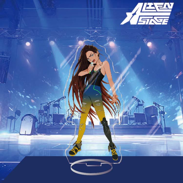 Аниме специальная форма сцены периферийный акриловый стоячий знак Mizisua, настольное украшение