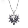 Movie Peripheral Witcher 3 Wizard 3 Wolf Head Necklace Pendant, Necklace