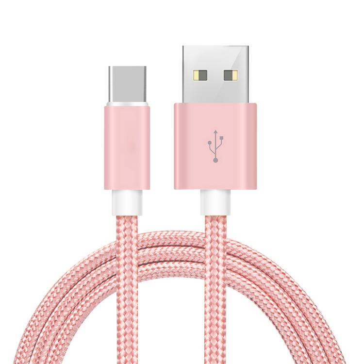 High Quality 2A Durable Braided Fast Charging Pure Copper Micro-USB Type-C Data Cable 1m/2m for Computer & Printer
