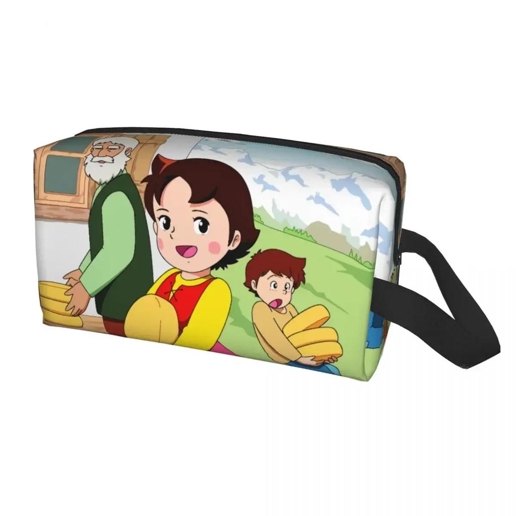 Хайди Питер И Дедушка Семейная Дорожная Косметичка Альпы Горы Аниме Макияж Туалетные Принадлежности Органайзер Женский Бьюти Хранение Дорожный Набор