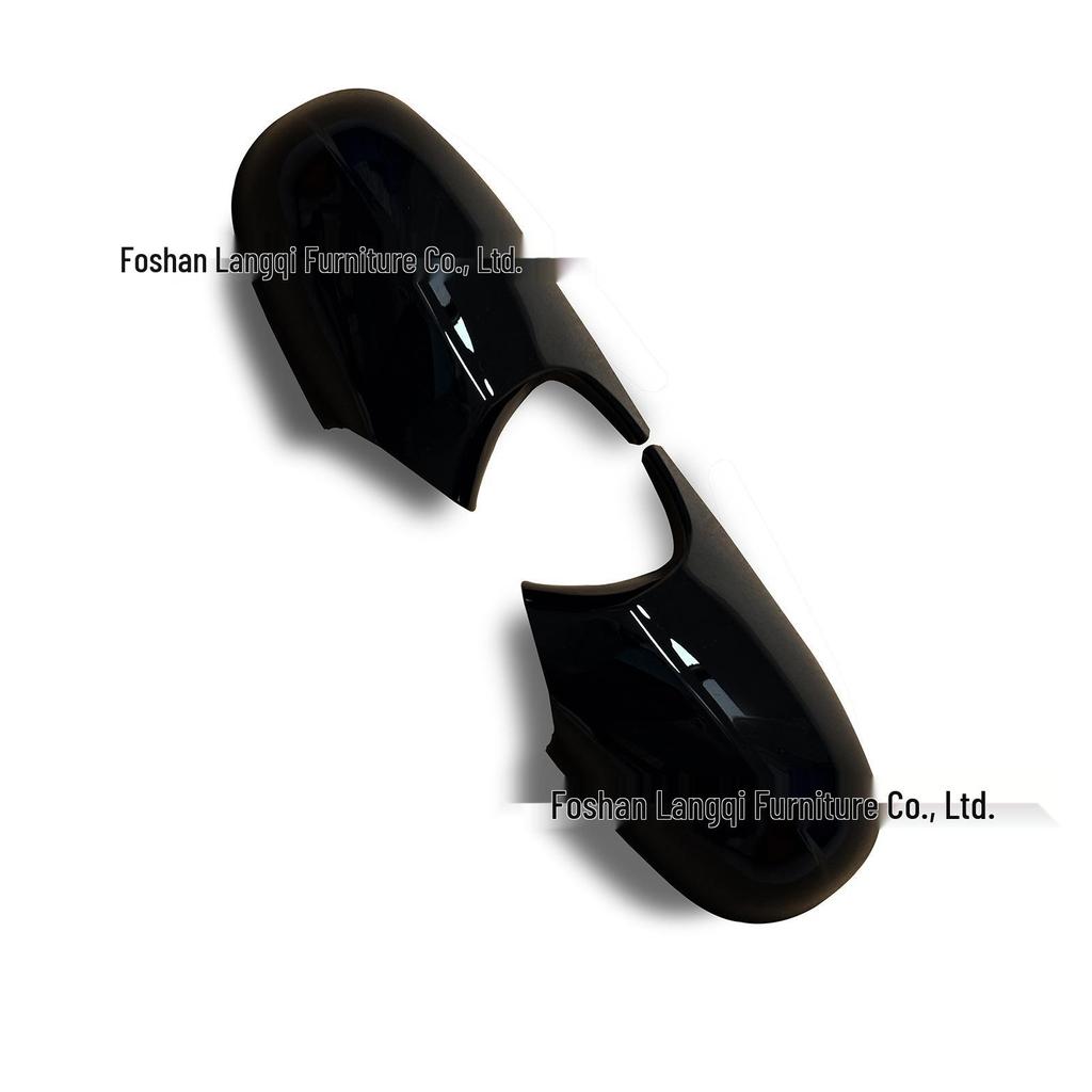 Gloss Black Bull Horn Rearview Mirror Covers for BMW 1 & 3 Series (E81/E87/E90/E91/E92/E93)