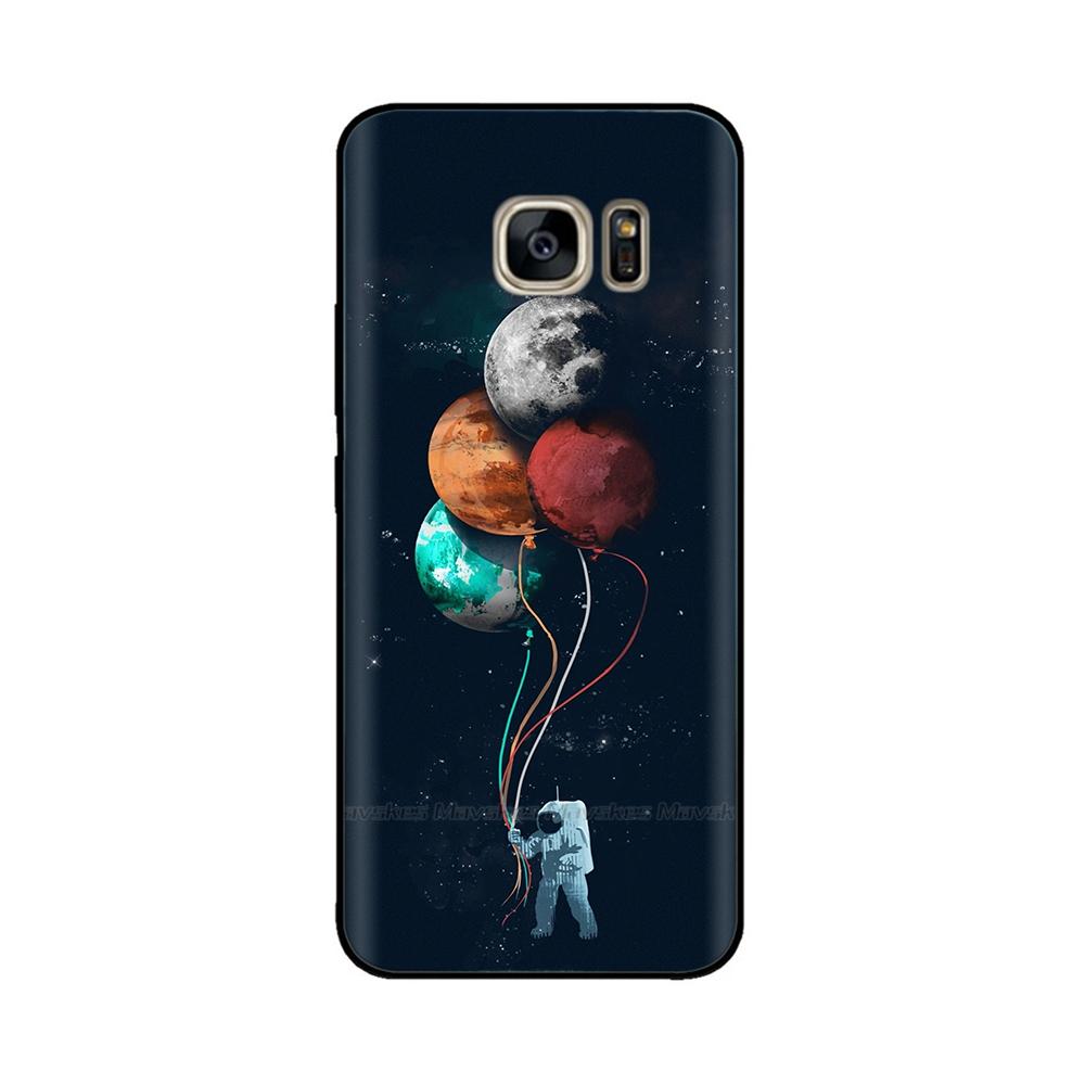 Черный силиконовый чехол для Samsung Galaxy S6 Edge Чехол Мягкая ТПУ крышка для Samsung Galaxy S6 S 6 Edge Чехол Крышка Бампер Coque Para