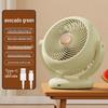 2026 Cute Rechargeable Mini Shaking Fan – Long Battery Life, Portable USB Desk Fan