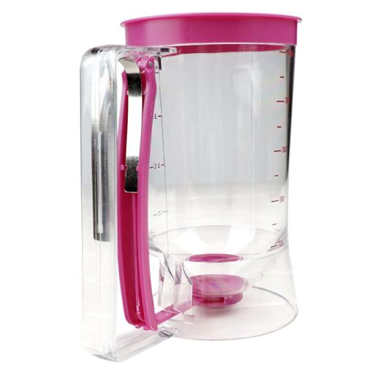 Pancake Batter Dispenser BPA-Free Cupcake Batter Funnel Pancake Maker with Measuring Label Easy Pour Baking Supplies