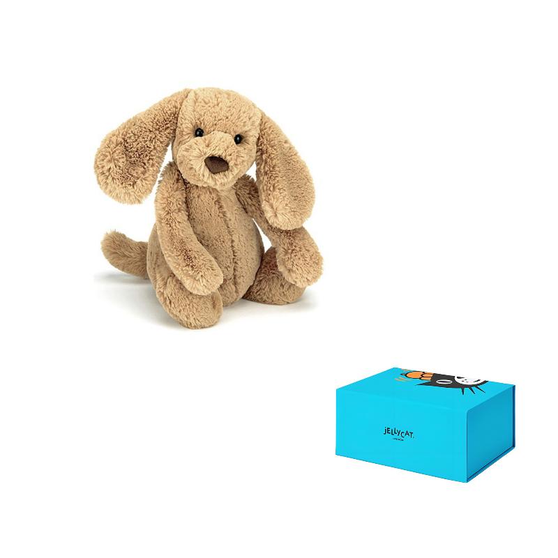 JELLYCAT Серия 'Робкий' Собака Тоффи Цвет Тоффи Кукла-Животное Плюшевая Кукла Высота 18см/31см/51см/108см