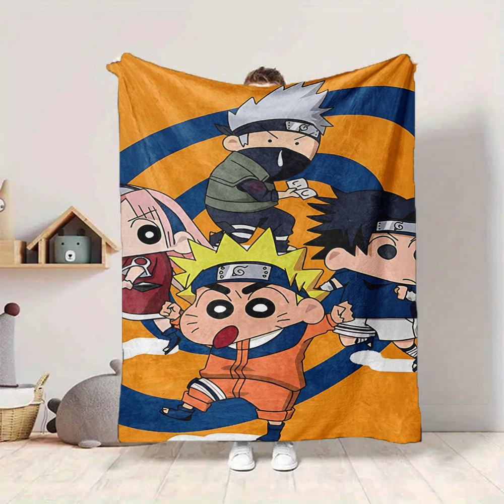 1pc Crayon Shinchan Blanket Soft All Season Throw with Vibrant Design, Perfect for Home, Travel, and Gifts, Ideal for Naps and Camping