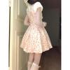 Summer dopamine pinched waist princess dress dress beautiful small skirt college style sweet first love pure miu department