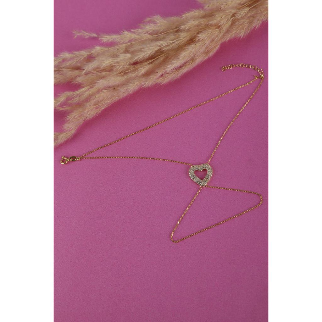 Сердце из камня циркон 925 пробы серебро Ахмеран