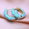 KNIKOO Round Clip Earrings For Women Fashion Earrings Jewerly For Wedding Party Gifts