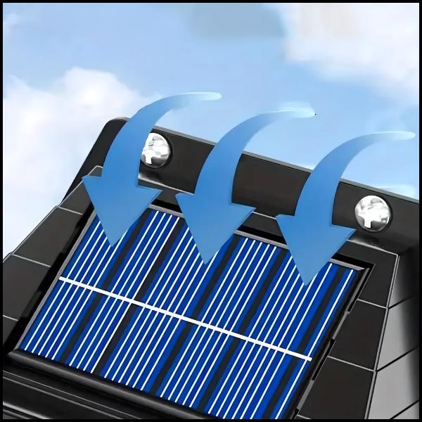 Solar LED Lantern Garden Wall Lamp with Motion Sensor
