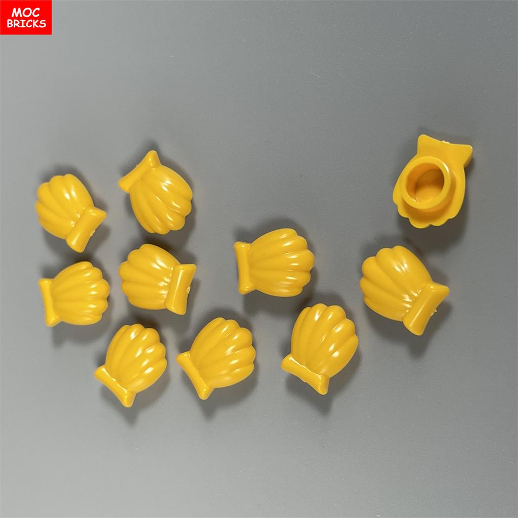 MOC Кубики Океан Маленькие Животные Ракушка моллюска Морской конёк Морская Сцена Модель Образовательные Строительные Блоки Пластиковая Игрушка Для Детей