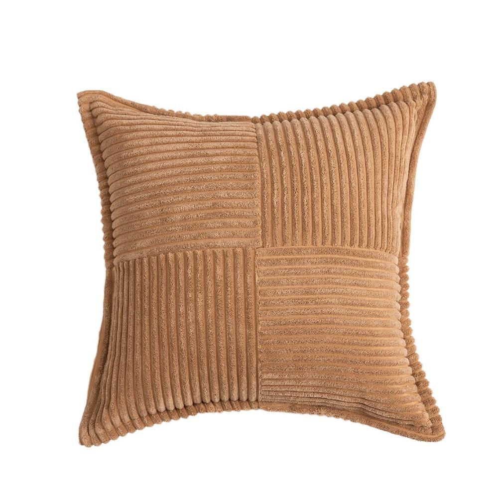 Домашний декор INS Style Corduroy Striped Наволочка Solid Color 45CM Throw Наволочка Classic Наволочка для дивана/кровати