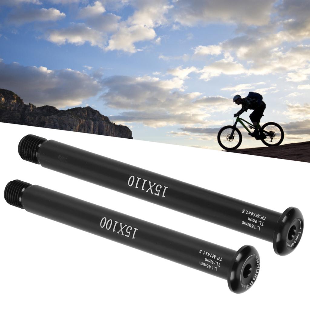 Передняя вилка ось черная алюминиевая сплавная втулка Tube Thru Shaft Boost для RockShox Mountain 