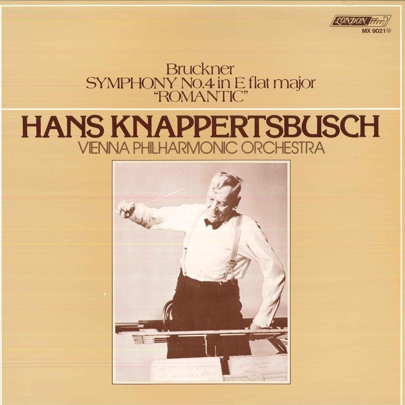 LP Record HANS KNAPPERTSBUSCH, VIENNA PHILHAR - Bruckner  Symphony No.4 In E Flat M MX9021 DECCA 1978 Japan Obi Classical Used