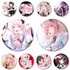 32/44/58MM Akiyama Mizuki Cartoon Cute Brooches Handmade Round Plastic Badge Anime Jewelry Enamel Pins for Backpack Clothes Hat