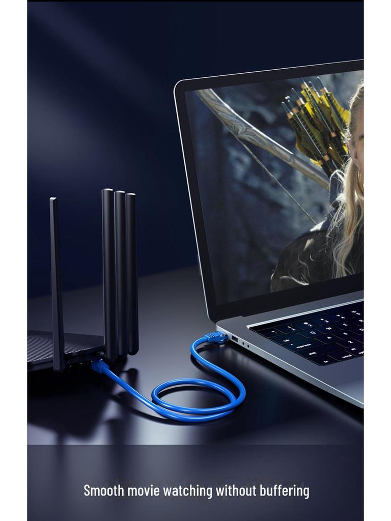 Высокоскоростной гигабитный Ethernet-кабель Philips CAT6 для подключения к домашнему маршрутизатору