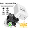2 Ports Mini 35W GaN USB Type C Charger QC3.0 Portable Fast Charging For 14 Pro 13 Samsung KR/EU/US/UK Plug
