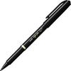 Mitsubishi Pencil Sign Ribbed Set of 3 Pen, Black, MYT7.24,