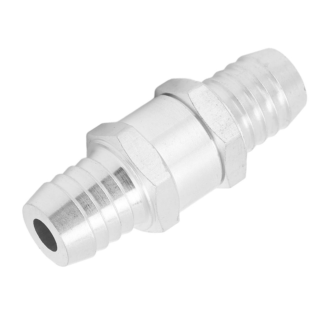 Non Return One Way Check Valve Aluminum Alloy Universal for Fuel Gasoline Oil Petrol Diesel