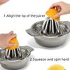 Портативная ручная соковыжималка из нержавеющей стали, соковыжималка для апельсинов и лимонов, бытовая многофункциональная соковыжималка для апельсинов, кухонные гаджеты