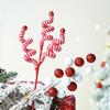 1/2/4 Pcs Christmas Tree Candy Canes - Festive Wool Candy Roll Decoration for Christmas, New Year and Winter Holidays