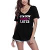 Women's Novelty T-Shirt Gym Now Wine Later - Funny Quote
